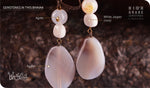 Load image into Gallery viewer, bhavaa Premium Gemstone Jewelry- Earrings. Subtle Lustre Collection, Mark-1 | Gemstones: White Agate, White Jasper
